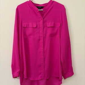 Pink IMNYC Button Down Blouse